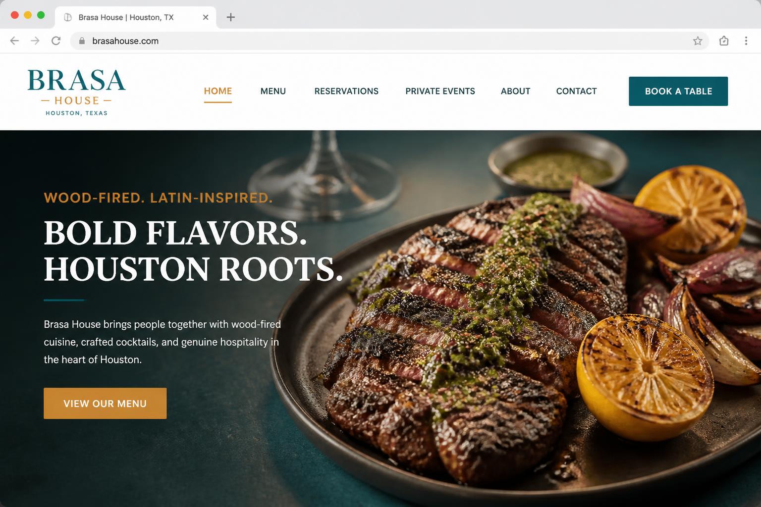 Website Design example 1