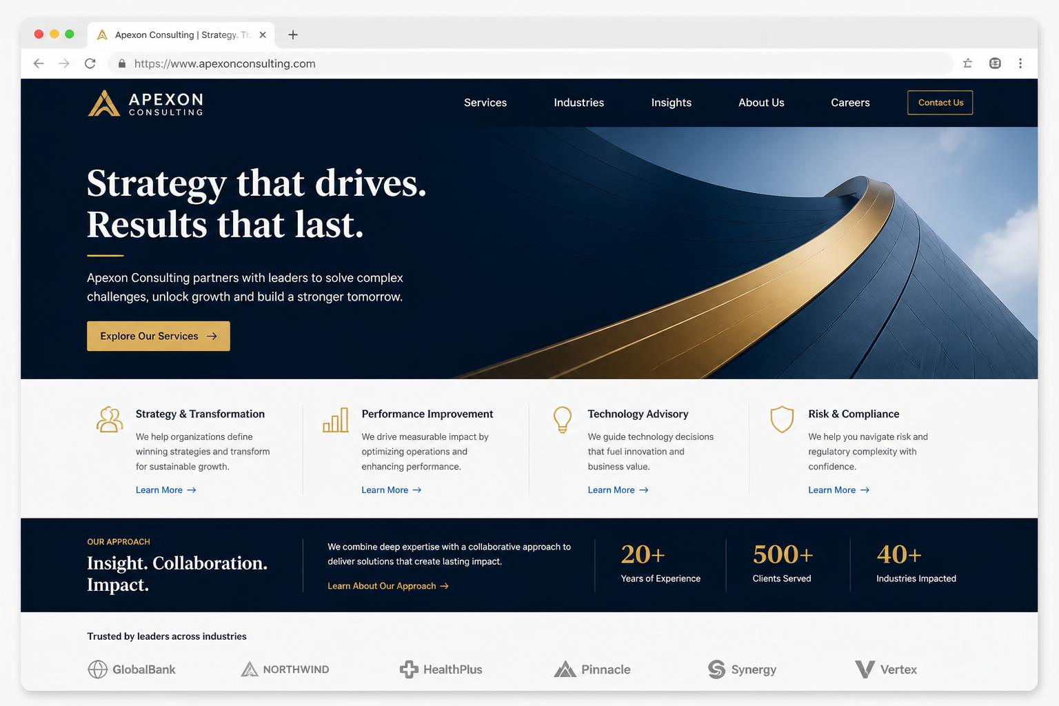 Website Design example 3
